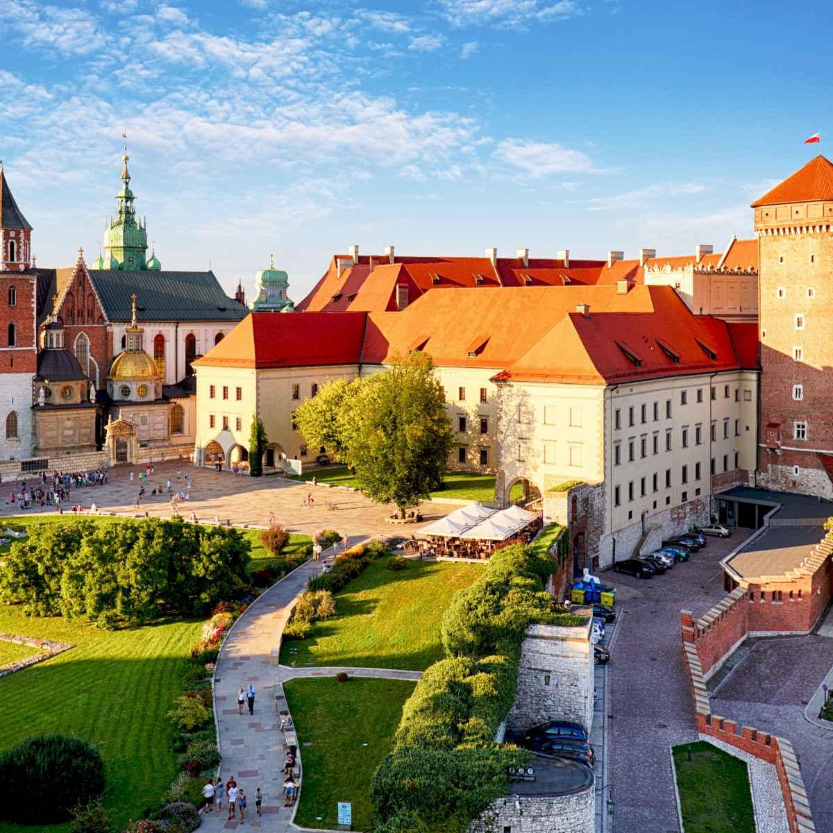 Wawel-Tour mit Audioguide, Blick auf das Wawel-Schloss, die Wawel-Kathedrale